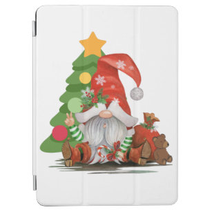 Santa Gnome- Funny Christmas Gnome Design  T-Shirt iPad Air Cover