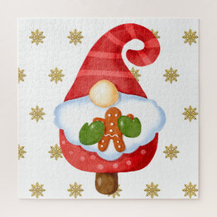 Santa Gnome Jigsaw Puzzle