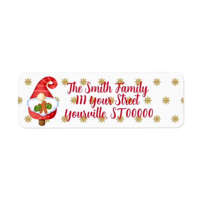Santa Gnome   Label (Front)