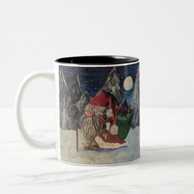 Santa Gnome Mug (Left)