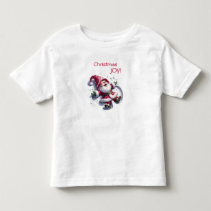 Santa Gnome Snow Angels - Christmas Joy! Toddler T-shirt