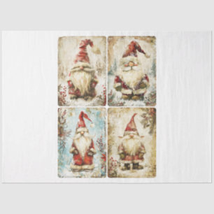 Santa Gnomes Tissue Paper