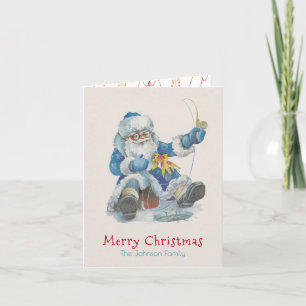 Santa Gone Fishing (PHOTO INSERT) - Card /