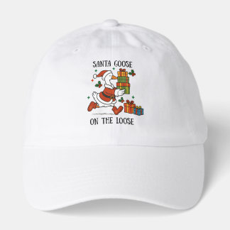 Santa Goose On The Loose Christmas Holiday Suit Hat