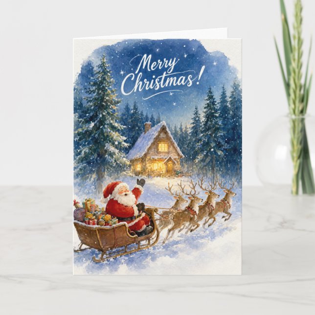 Santa Greeting Cards (Front)