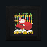 Santa Happy Chrismukkah Funny Hanukkah Christmas Gift Box<br><div class="desc">Santa Happy Chrismukkah Funny Hanukkah Christmas</div>