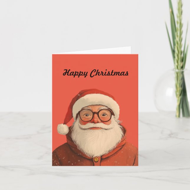 Santa | Happy Christmas Card (Front)