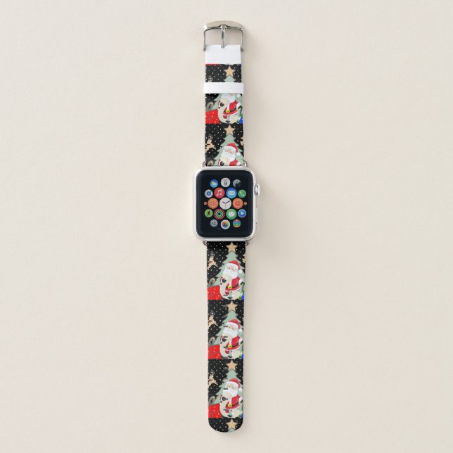 Santa Has A List Apple Watch Band (Front)