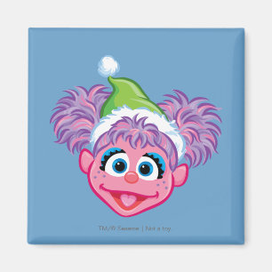 Santa Hat Abby Magnet