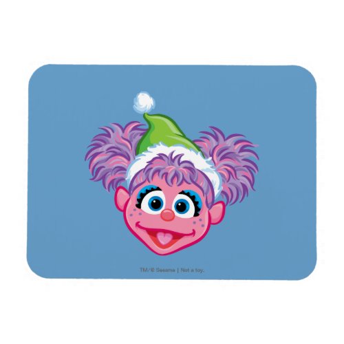 Santa Hat Abby Magnet