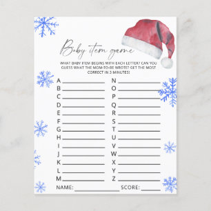 Santa hat - Baby Item Game
