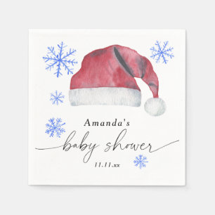 Santa Hat - baby shower  Napkins