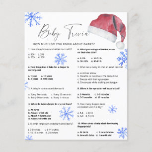 Santa hat - Baby Trivia