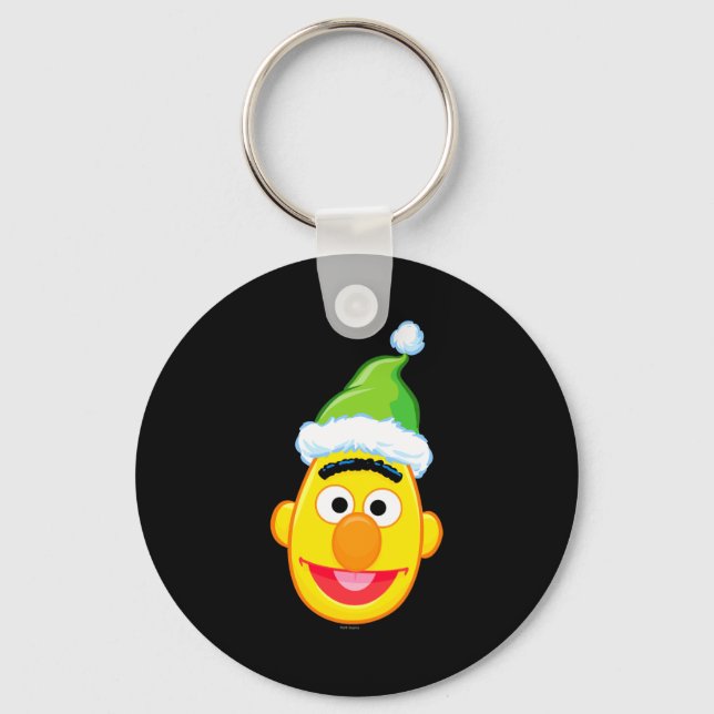 Santa Hat Bert  Keychain (Front)