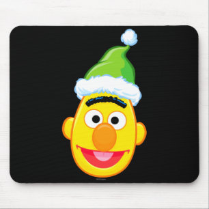 Santa Hat Bert  Mouse Pad
