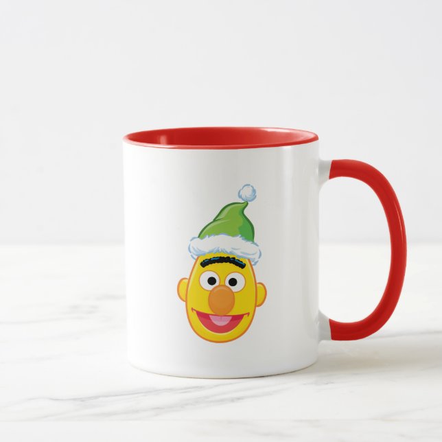 Santa Hat Bert Mug (Right)