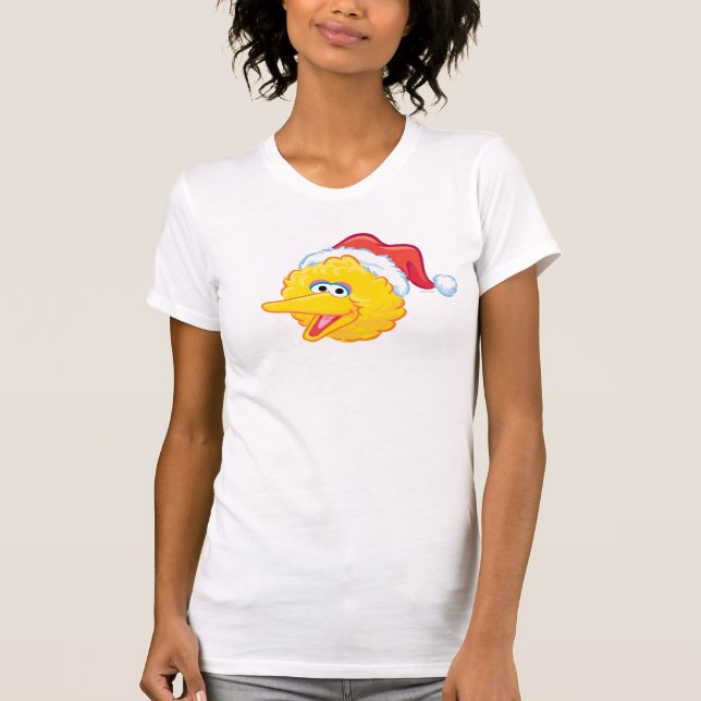 Santa Hat Big Bird T-Shirt (Front)