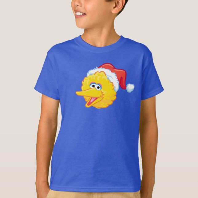 Santa Hat Big Bird T-Shirt (Front)