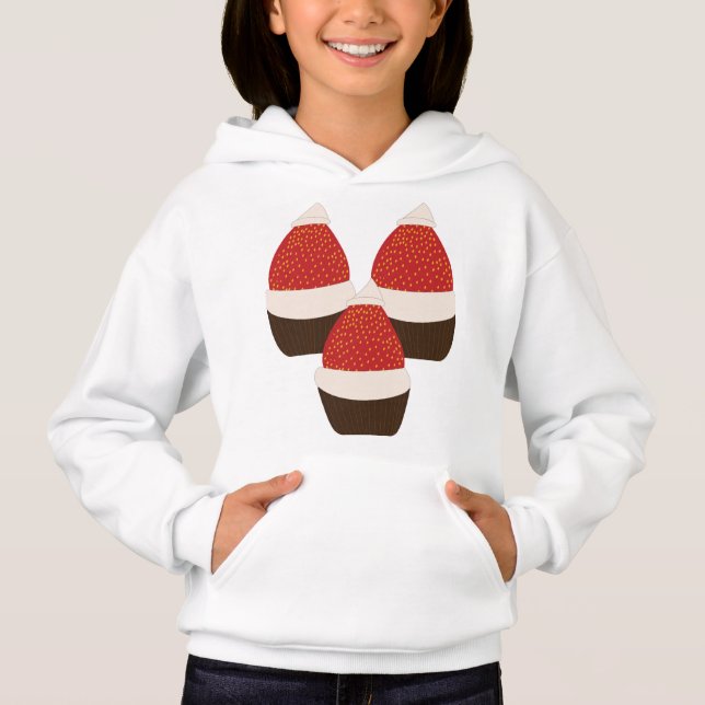 Santa Hat Bites Hoodie (Front)