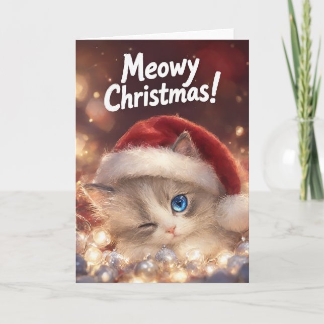 Santa Hat Card (Front)