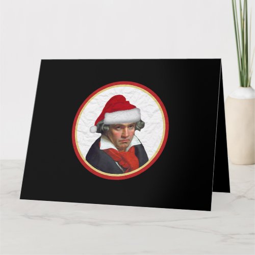 Santa Hat Christmas Beethoven Classical Symphony M Card