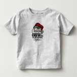 Santa Hat Christmas Crew Matching Family Toddler T-shirt