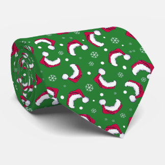 Santa Hat Christmas Neck Tie