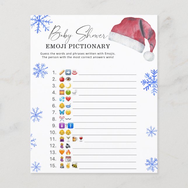 Santa hat - emoji game (Front)