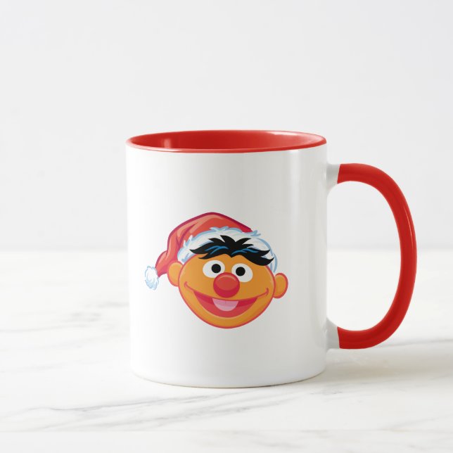 Santa Hat Ernie Mug (Right)