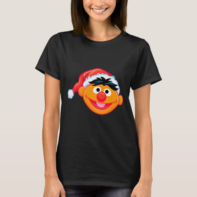 Santa Hat Ernie  T-Shirt (Front)