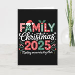 Santa Hat Family Christmas 2025 Matching Xmas Outf Card
