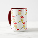 Santa Hat Flute Egghead Mug