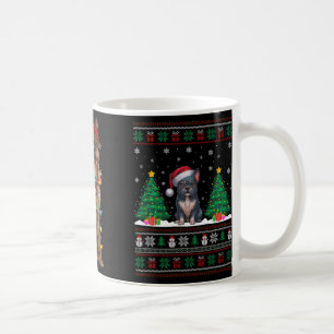 Santa Hat German Shepherd Dog Christmas German She Coffee Mug