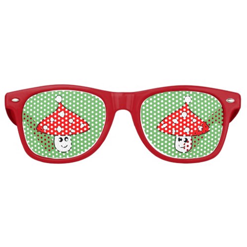 Santa Hat Mushroom Party Shades