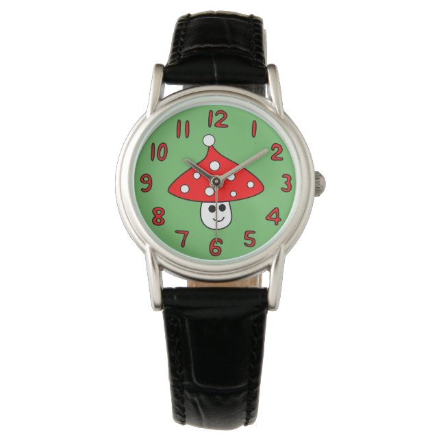 Santa Hat Mushroom Watch (Adult) (Front)