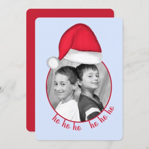 Santa Hat Photo Card