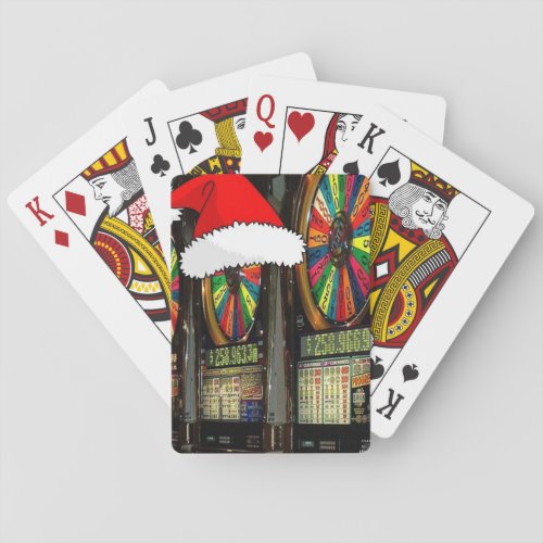 Santa Hat Slot Machines Playing Cards