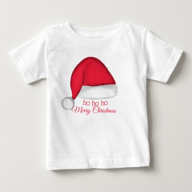 Santa Hat Toddler T. Baby T-Shirt (Front)