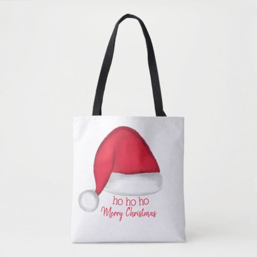 Santa Hat Tote Bag