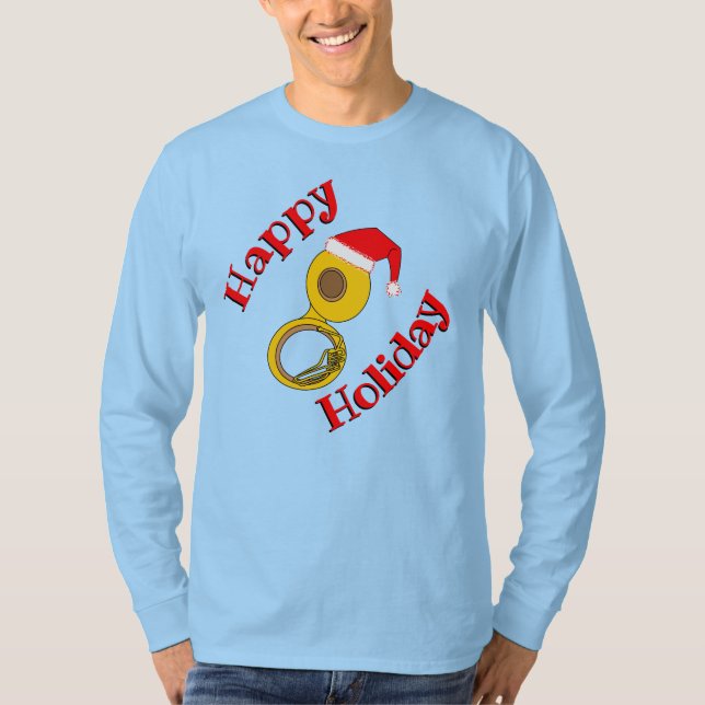Santa Hat Tuba T-Shirt (Front)