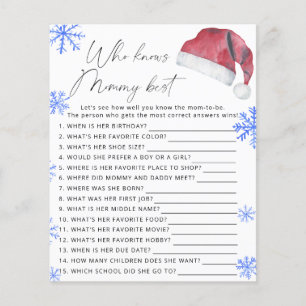 Santa hat - Who knows mommy best