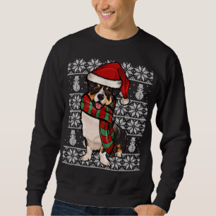 Santa Hat Xmas Cardigan Welsh Corgi Ugly Christmas Sweatshirt