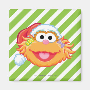 Santa Hat Zoe Magnet