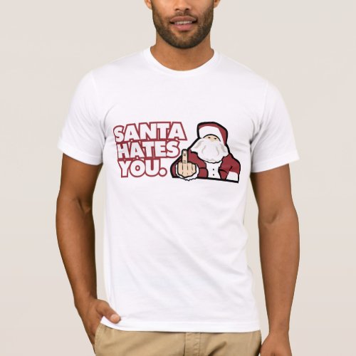 Santa Hates You T_Shirt