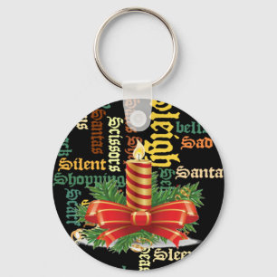 Santa Have a Nice Day and a Better Night.jpg Keychain
