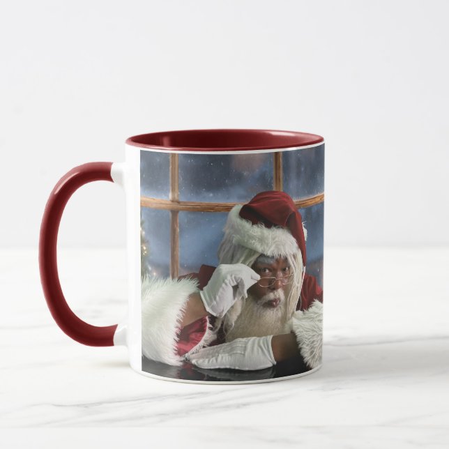 Santa "Have You Been Good?" Mug (Left)