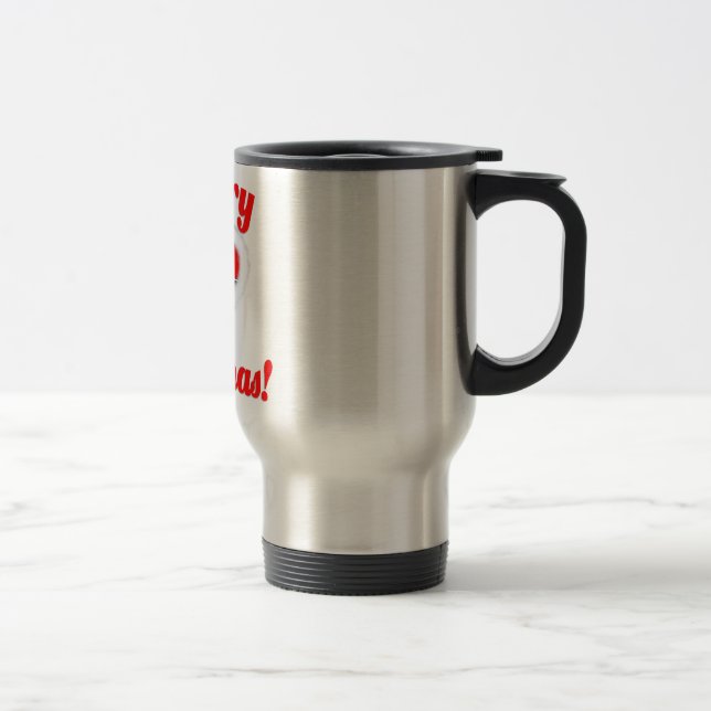 santa heart travel mug (Right)