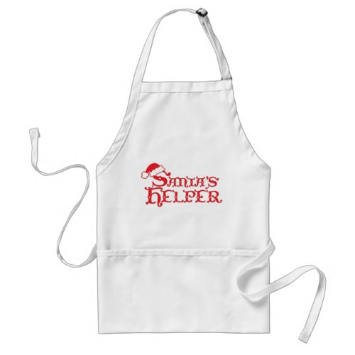 Santa helper Christmas cooking graphic cooks apron
