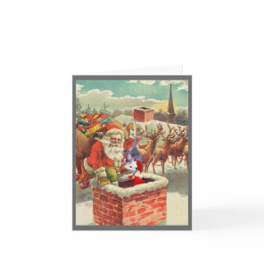 Santa Helper is a Possum Holiday Card