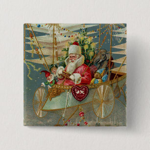 Santa & His Amazing Flying Machine Button